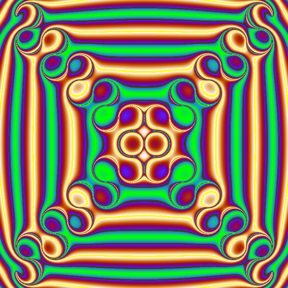 math formula for making a 2d kaleidoscope image